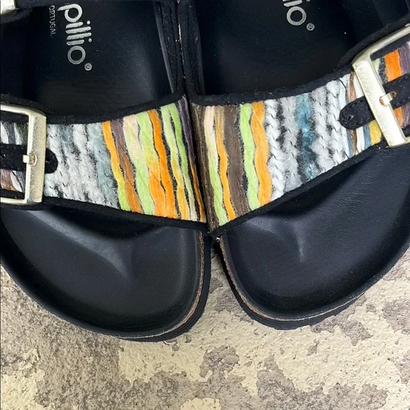 New Papillio Birkenstock Black Footbed Sandals - Picture 9 of 10